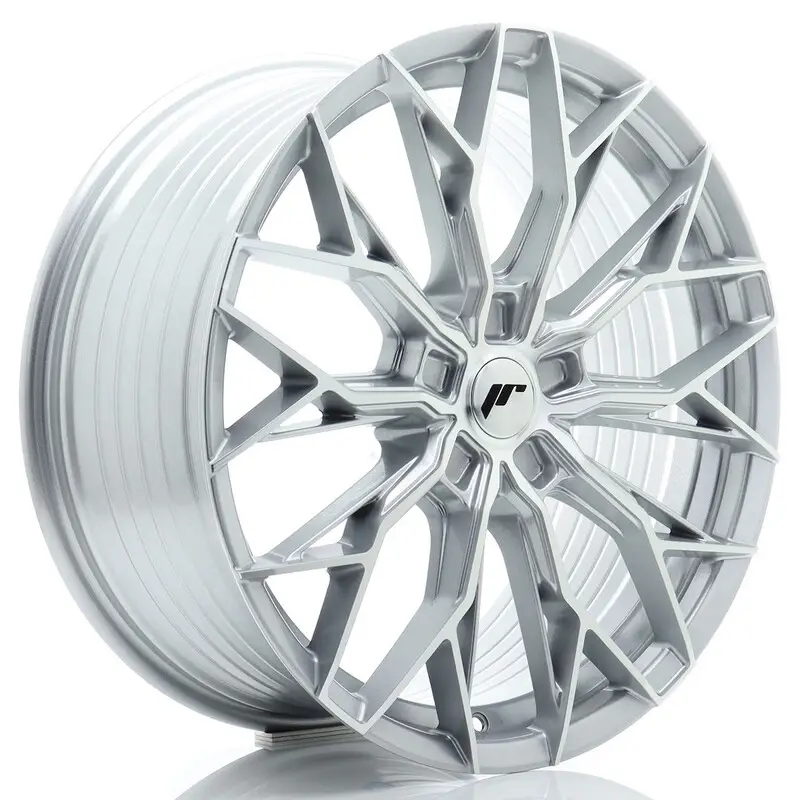 Japan Racing JR-49 20x8.5" (5 trous - sur mesure) ET20-45, Gris Argenté / Poli Haute Qualité