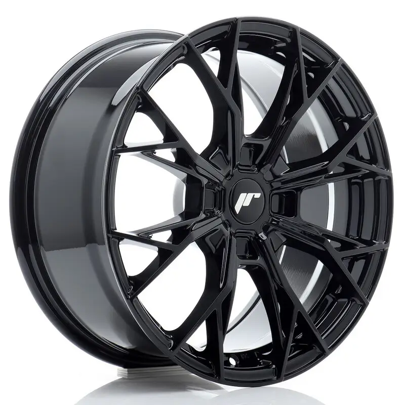 Meilleure Vente Japan Racing JR-49 17x8" (4 trous - sur mesure) ET20-40, Noir Brillant