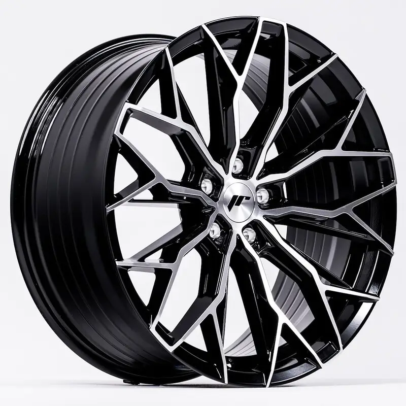 Dernière Chance Japan Racing JR-49 20x9.5" (5 trous - sur mesure) ET20-40, Noir / Poli