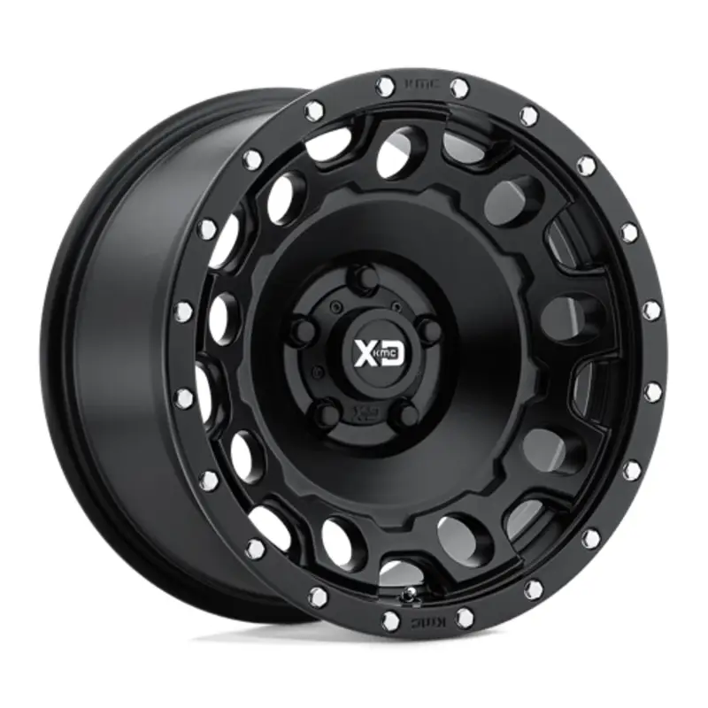 Bon Marché XD XD129 Holeshot 17X8.5 5x120 ET34, Noir Satiné