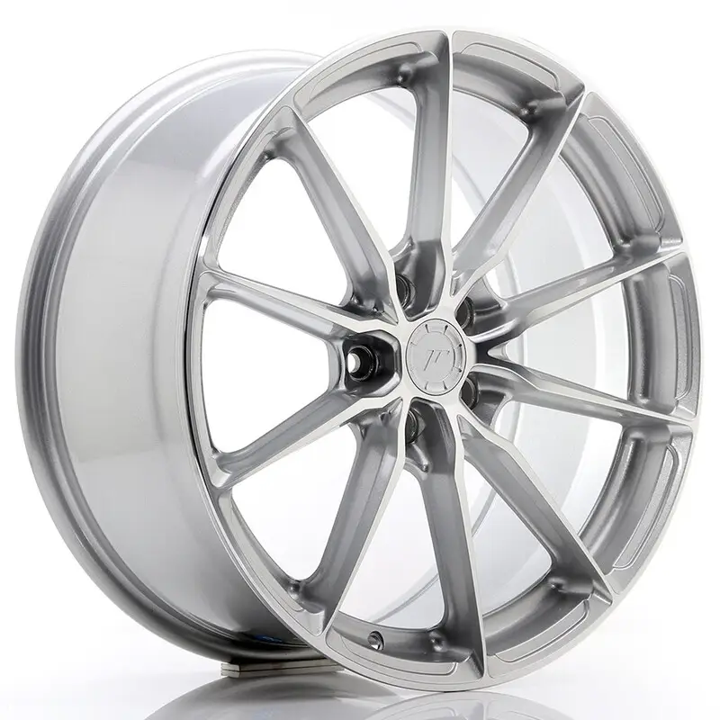 Japan Racing JR-37 19x8.5" 5x120 ET35, Gris Argenté / Poli Authentique