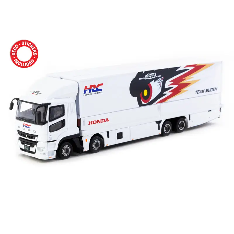 Tarmac Works 1/64 - Mitsubishi Fuso Super Great - Team Honda Mugen Produit De Marque