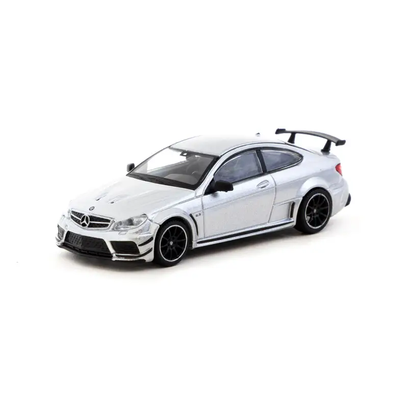 Tarmac Works 1/64 - Mercedes-Benz C 63 AMG Coupé Black Series - Silver Metallic Commander Maintenant