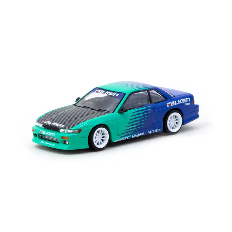 Paiement Sécurisé Tarmac Works 1/64 - Nissan Silvia PS13 Vertex | Falken