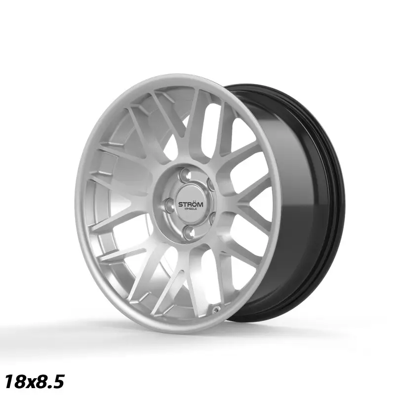 Dernier Modèle Ström STR2 18x8.5" 5x120 ET20, Gris Quartz