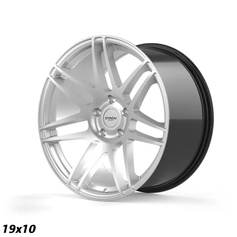 Ström STR3 19x10" 5x120 ET42, Gris Argenté Must-Have