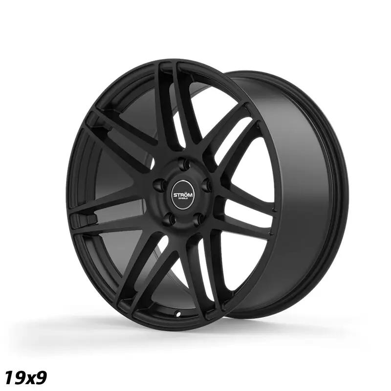 Ström STR3 19x9" 5x120 ET31, Noir Satiné Expédition Rapide