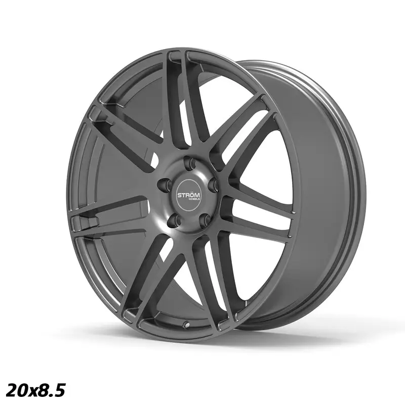 Ström STR3 20x8.5" 5x120 ET35, Gunmetal Brillant Vente Flash