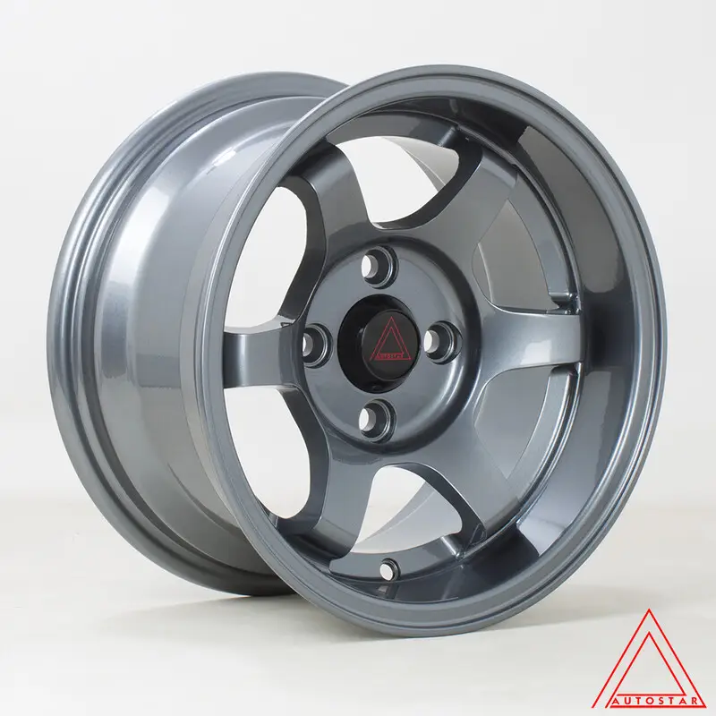 Vente Flash Autostar Roku 13x7" 4x101.6 ET0, Gunmetal (Mini Cooper)