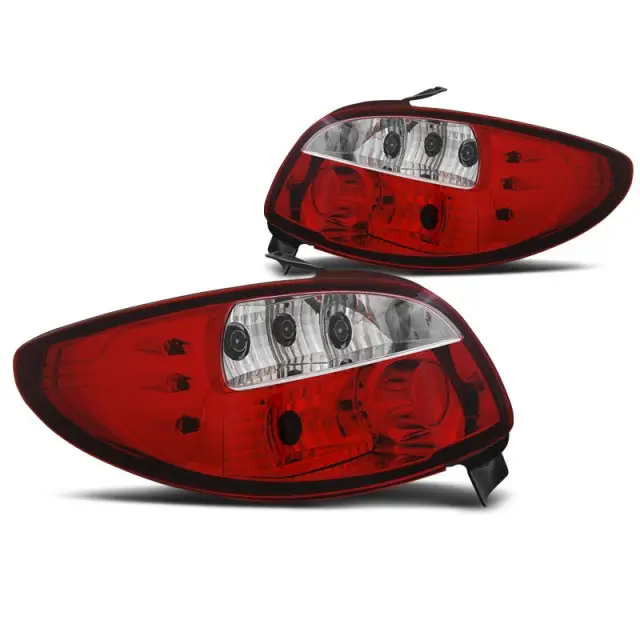 Peugeot 206 10.98 - Pièce Rouge Blanche pour Peugeot 206 1998 Satisfait Ou Remboursé