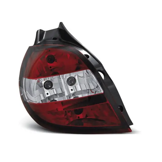 Feux arriere Rouge Blanc pour Renault Clio 3 2005-2009 Meilleure Vente