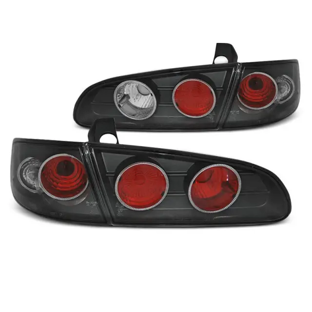 Feux Arrière Noirs pour Seat Ibiza 6L 2004-2008 Pas Cher