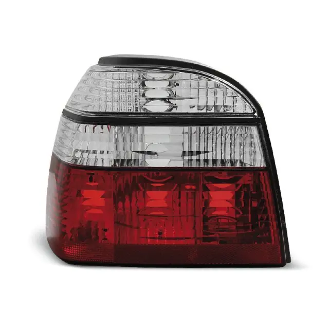 Feux Arrière Rouge Blanc pour VW Golf 3 09/91-08/97 Dernière Chance