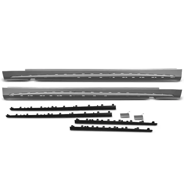 Nouvel Arrivage Jupe Latérale Sport Noire pour Mercedes S-Class W222 2013-2018