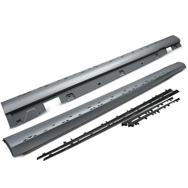 Jupe Latérale Sport Noir Brillant pour Mercedes W213 2016-2023 Commander Vite