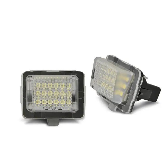 Authentique Lumières LED de Licence arrière pour Mercedes W204 W205 W212 W221 W222