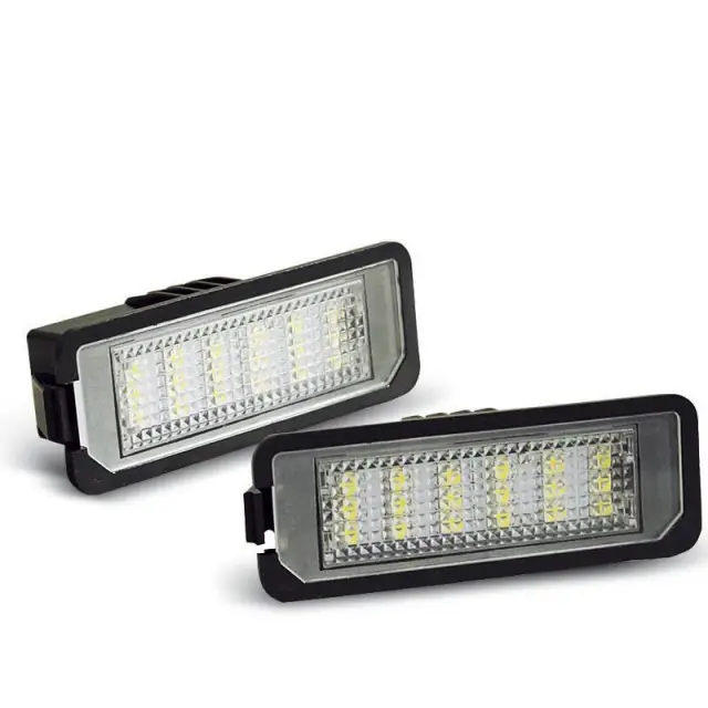 Éclairage LED de plaque pour VW Golf IV, V, Passat B6, EOS, Phaeton, Beetle 06+, Lupo 99-06, Polo 9N3. Prix Cassé
