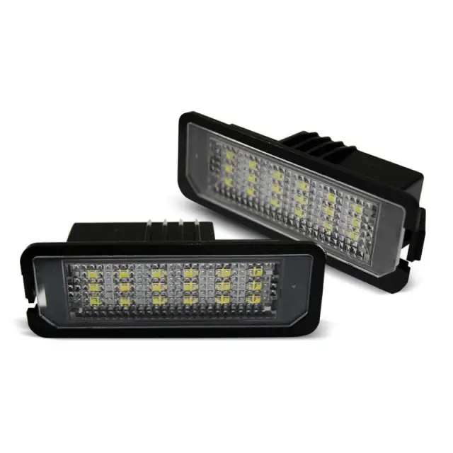 Lumières LED de plaque arrière pour VW Golf IV, V, VI, VII, Passat B6, CC, Beetle, Scirocco. Jusqu’à Épuisement Des Stocks