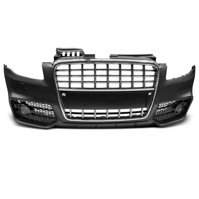 Bouclier Pare-Choc Avant Sport Chrome Noir PDC pour Audi A4 2004-2008 Commander Maintenant