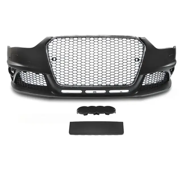 Bavette Avant Sport Chrome Noir PDC pour Audi A4 B8 2012-2015 Prix Cassé