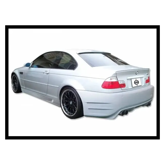 Prix Choc Pare-Choc Arrière BMW E46 Coupe 98-05 Double Sortie