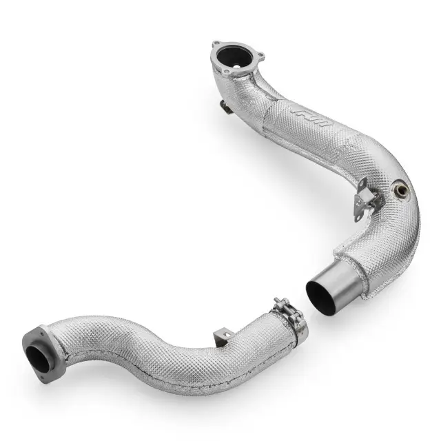 Petit Prix Mercedes-AMG A35 GPF W177 4MATIC downpipe with heat shieldMercedes-AMG A35 GPF W177 4MATIC tube d'échappement avec protection t