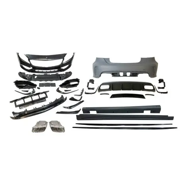 Bon Plan Kit De Carrosserie Mercedes W176 A45 2016-2018 Look AMG