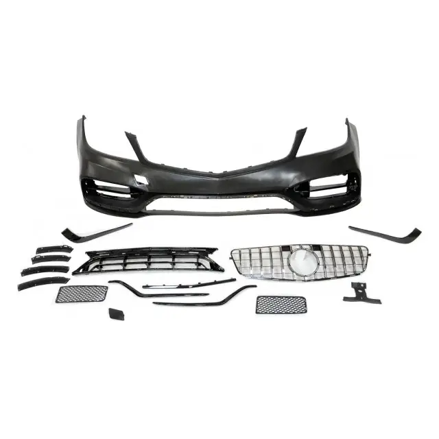 Pare-Choc Avant Mercedes W204 07-10 4P / Coupe / SW Look W205 C63 Super Prix