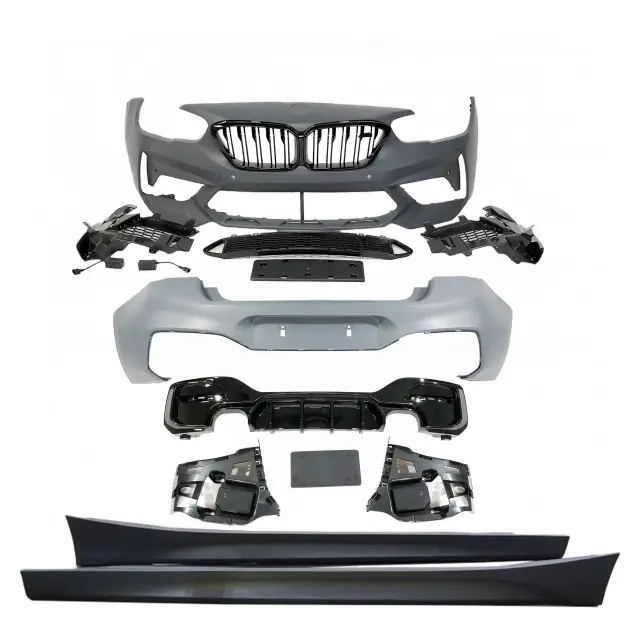 Kit De Carrosserie BMW F20/F21 LCI M2C 2 Sortie double Noir brillant Nouveauté