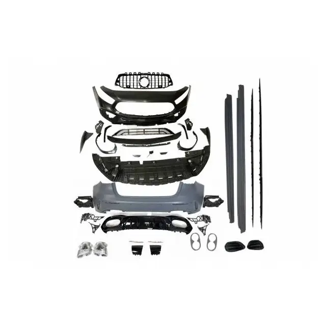 Dernière Chance Kit De Carrosserie Mercedes W177 look A45 S Grill GT Black
