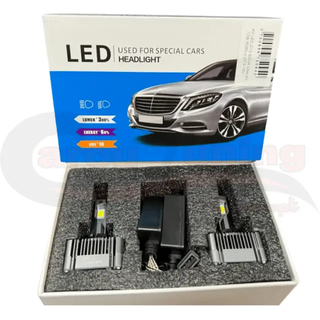 Ampoules KIT LED D5SPlug and Play Canbus 80W, 9000LM, 6000K Offre Spéciale