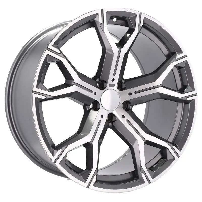 Meilleur Choix 4 jantes 9.5 22 5x112 design BMW Gris Mat