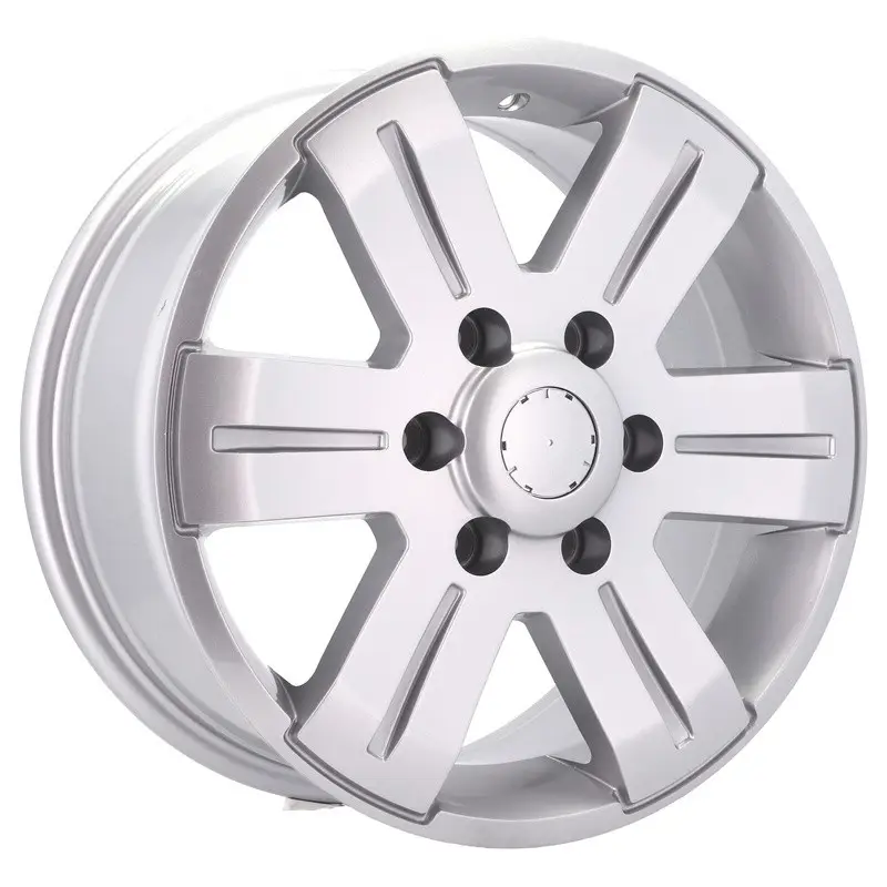 4 jantes 7.0 16 6x125 Argent Brillant Prix Bas