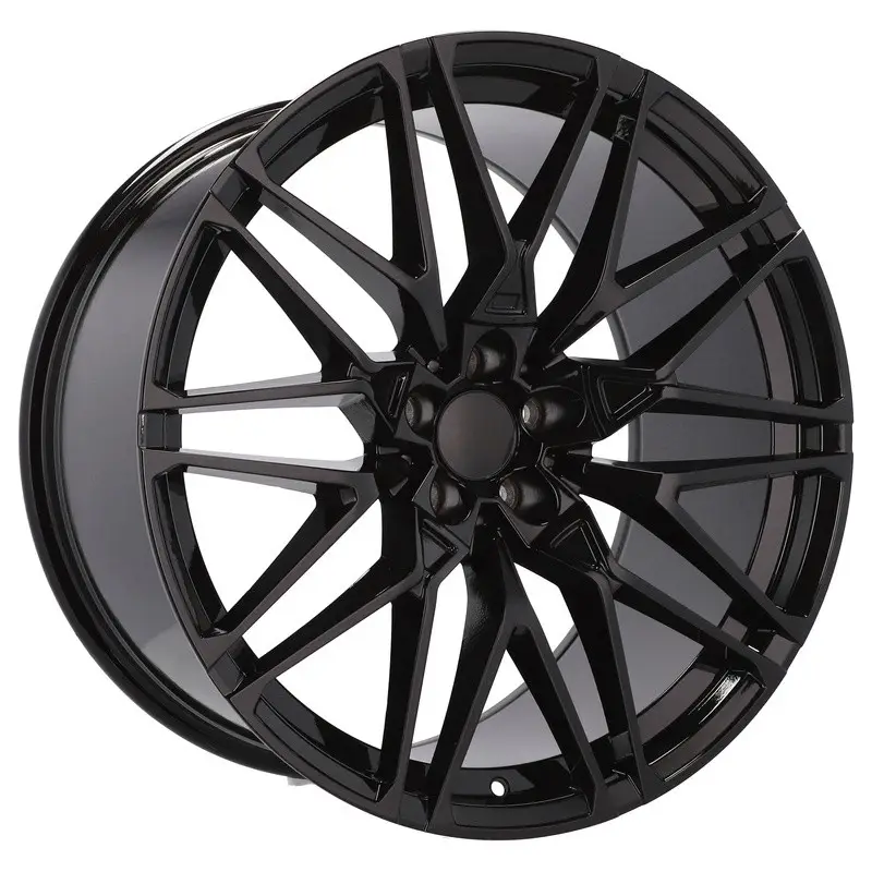 4 jantes 10.0 20 5x120 Noir Brillant Livraison Express