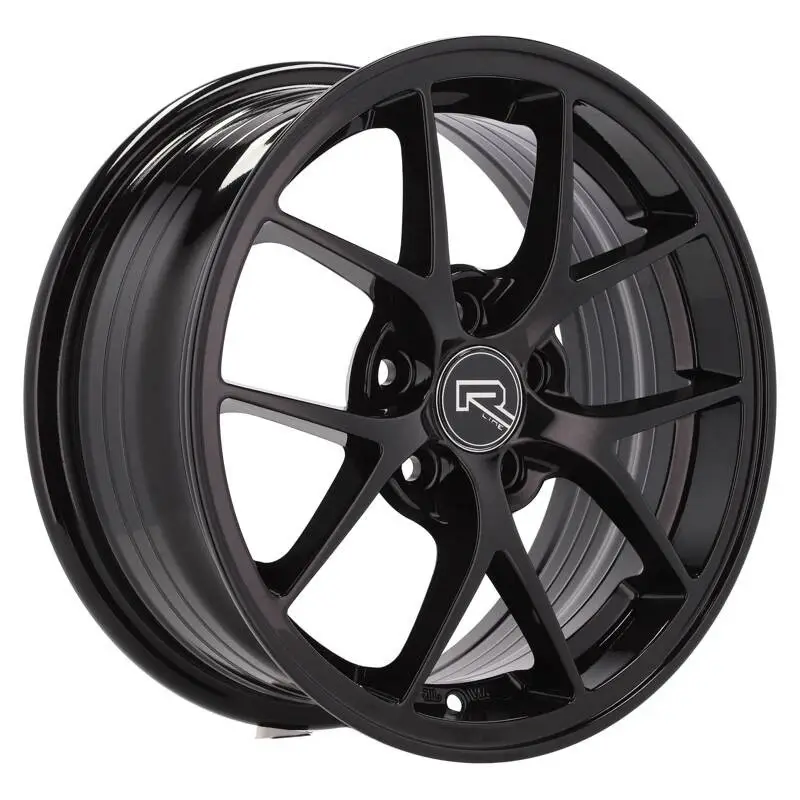 4 jantes 6.5 15 5x100 Noir Brillant Must-Have