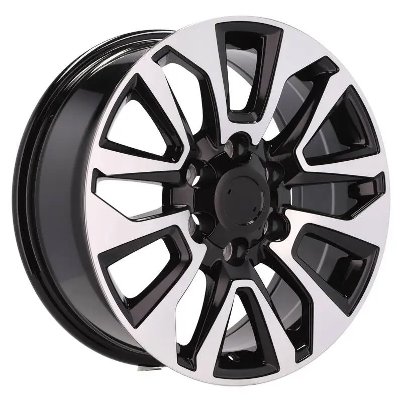 Nouveauté 4 jantes 7.5 18 6x139.7 Noir Brillant