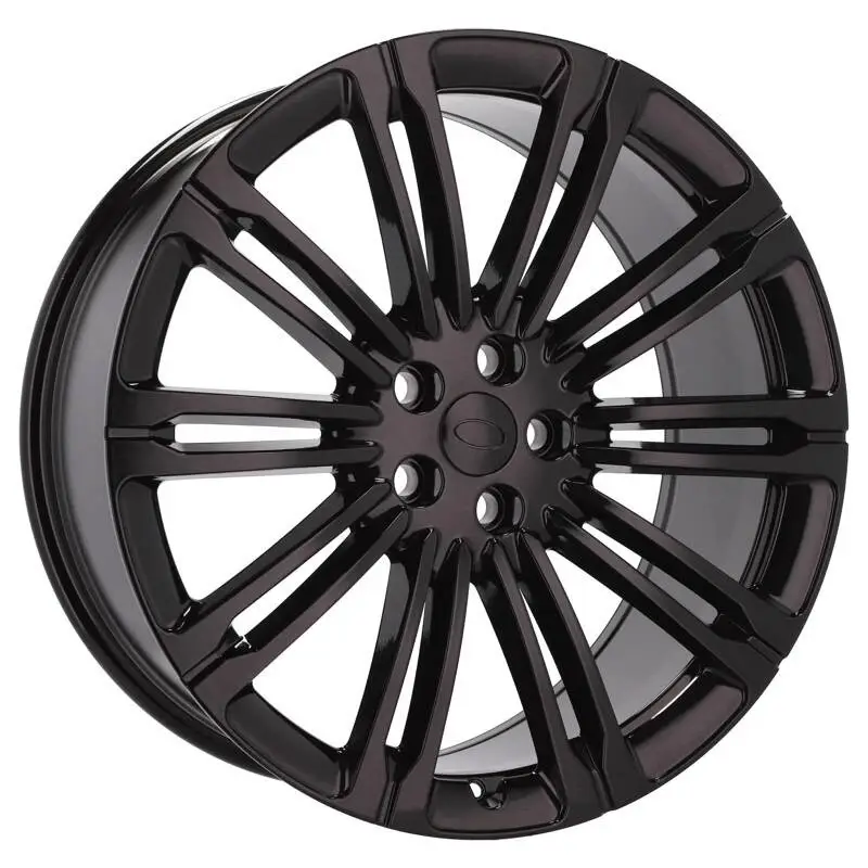 4 jantes 9.5 22 5x120 design Land Rover Noir Brillant Paiement Sécurisé