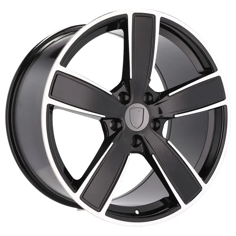 4 jantes 10.0 22 5x130 design Porsche Noir Brillant Quantité Limitée