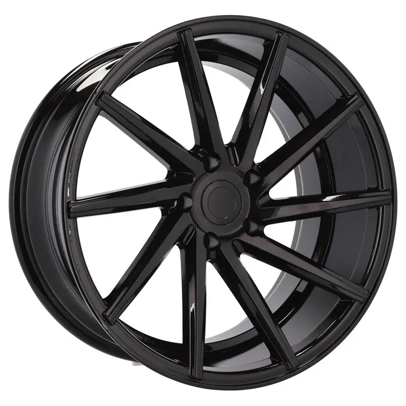 Pas Cher 4 jantes 8.0 17 5x108 Noir Brillant