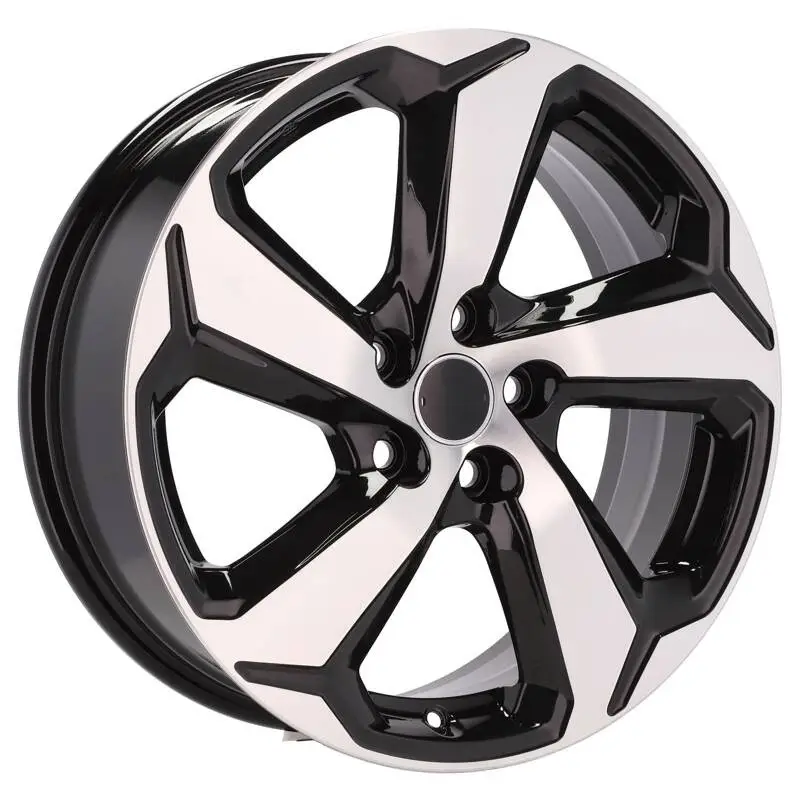 4 jantes 7.0 18 5x114.3 design Toyota Noir Brillant Prix Cassé