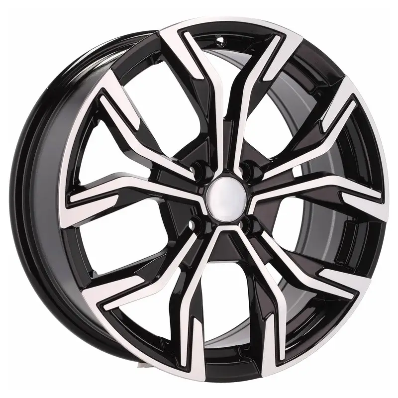 Marque 4 jantes 6.5 16 4x100 design Renault Noir Brillant