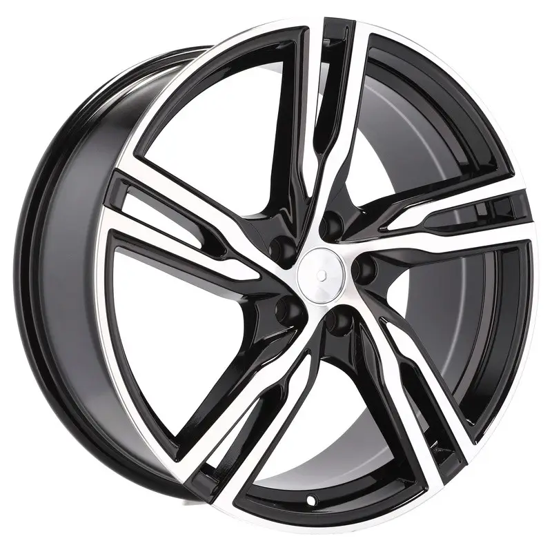 4 jantes 9.0 21 5x108 design Volvo Noir Brillant Livraison Express