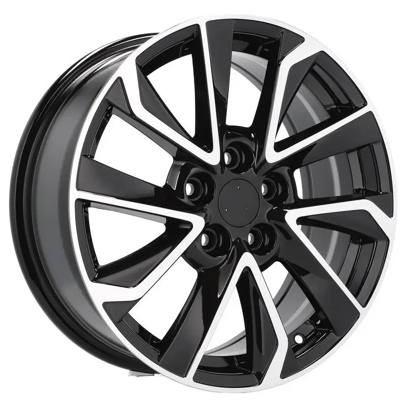 Acheter Direct 4 jantes 7.5 18 5x114.3 design Toyota Noir Brillant