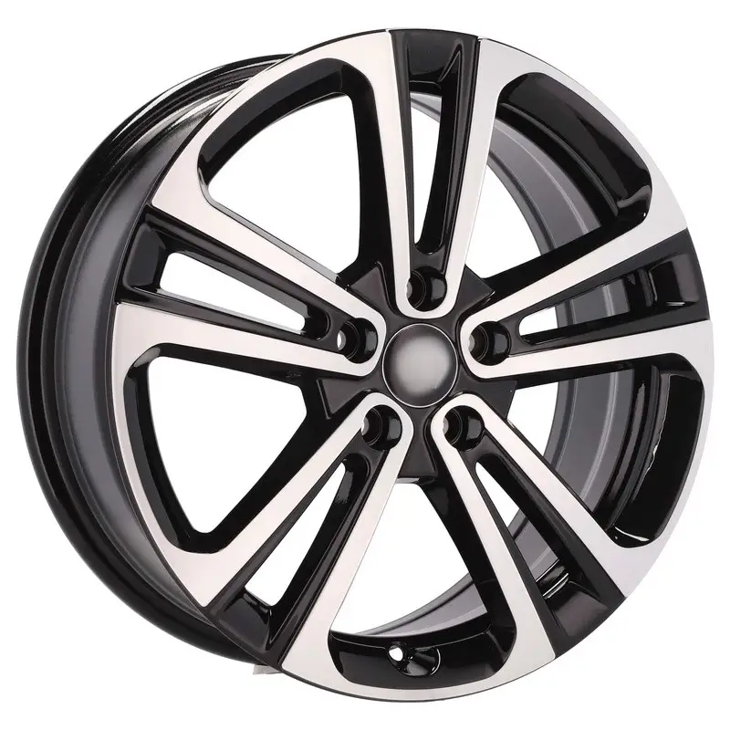 Nouvelle Collection 4 jantes 7.0 17 5x108 design Citroen Fluotournage Noir Brillant