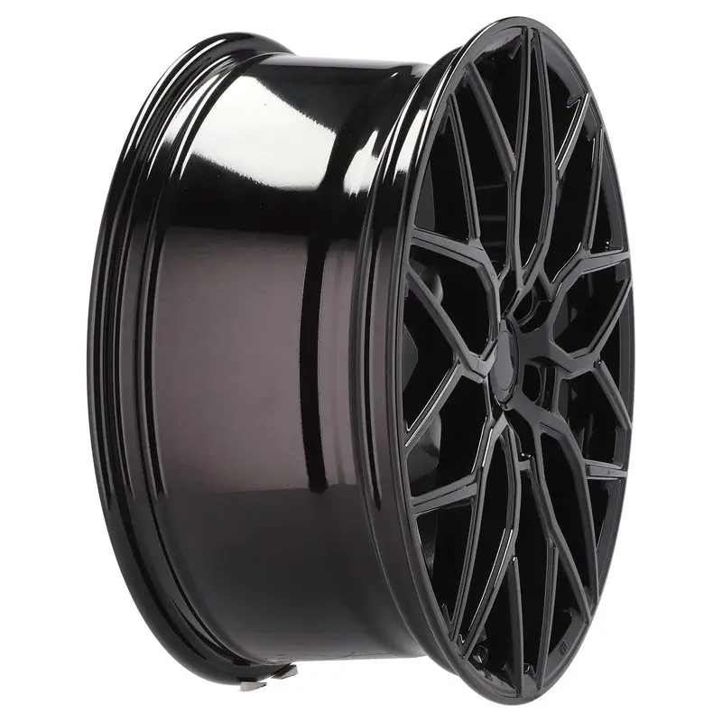 4 jantes 8.5 19 5x112 Noir Brillant Soldes
