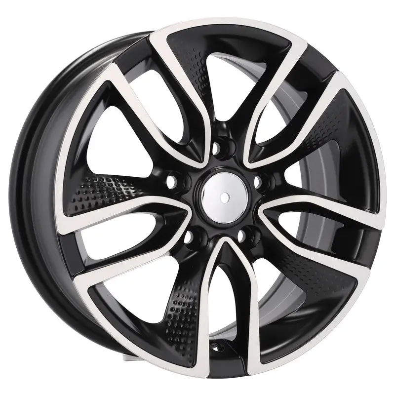Commande En Gros 4 jantes 6.5 15 5x114.3 Noir Brillant