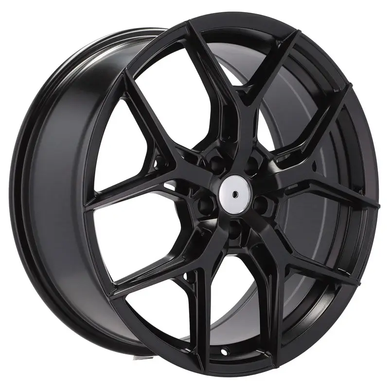 4 jantes 8.5 20 5x108 Noir Mat Commander Vite