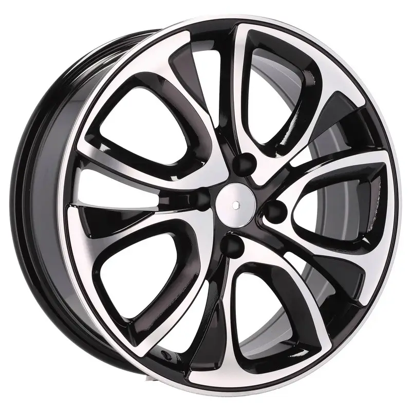 Bon Marché 4 jantes 7.0 18 4x108 design Citroen Noir Brillant