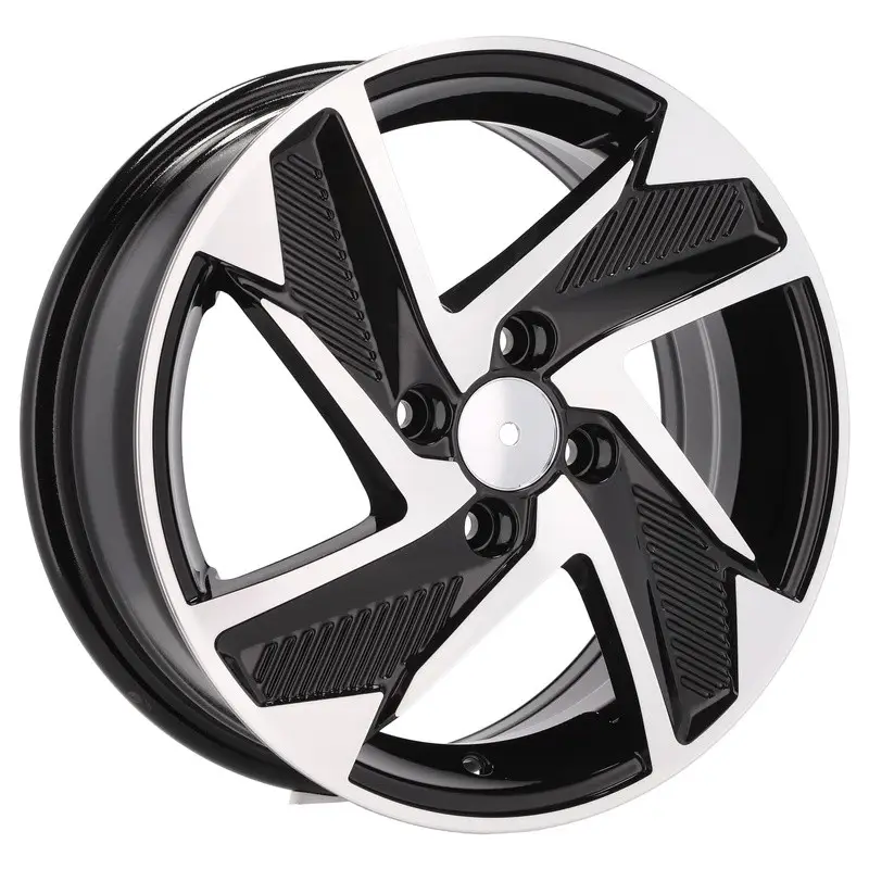 4 jantes 6.0 15 4x100 design Hyundai Noir Brillant Jusqu’à Épuisement Des Stocks