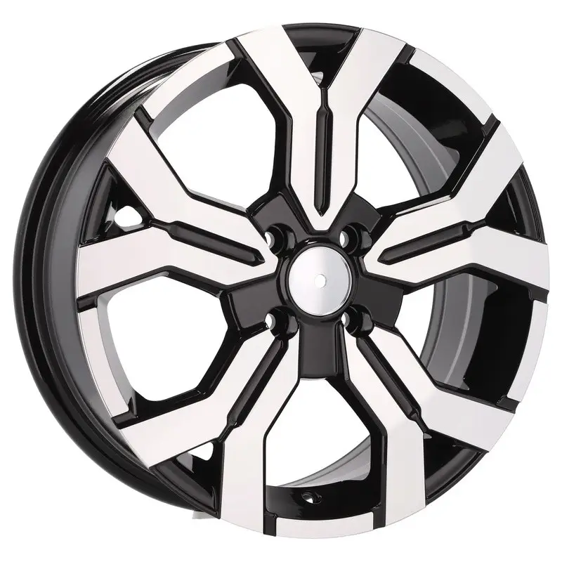 4 jantes 6.5 15 4x100 design Dacia Noir Brillant Bon Plan